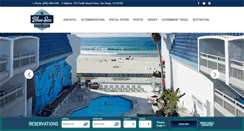 Desktop Screenshot of blueseabeachhotel.com